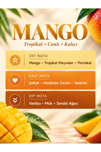 WÖRF Mango 8 ml Ayna Kokusu – Ahşap Kapaklı Araç Parfümü