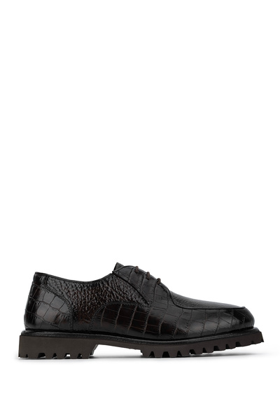 Tamer Tanca Men's Genuine Leather Brown Casual Shoes