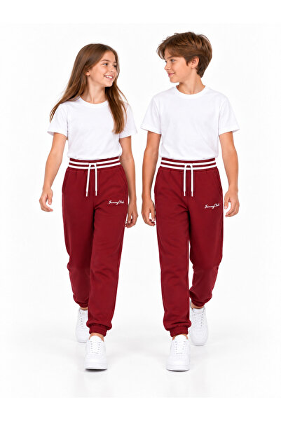 Jammy 10809-26 Kız ve Erkek Çocuk Unisex Jogger Pantolon 9–12 Yaş