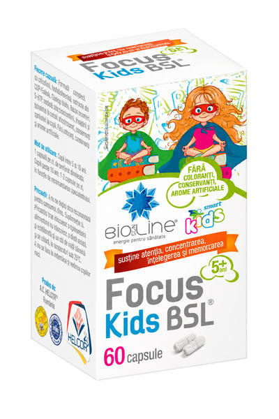 BioSunLine Focus Kids BSL – sustine atentia, intelegerea si memorarea