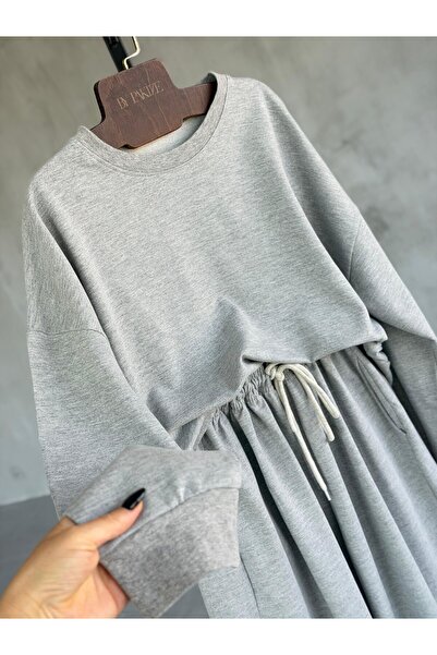 By Pakize Oversize Sweatshirt Palazzo Pantolon Takım
