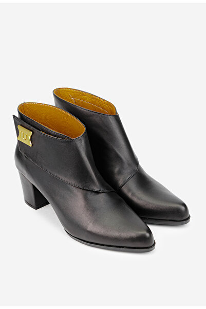 Dasha Botine dama NUR din piele neagra