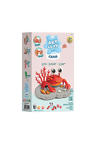 Art Craft Yengeç - Art Clay Deniz Canlıları Süper Hafif Kil // Art Clay Sea C...