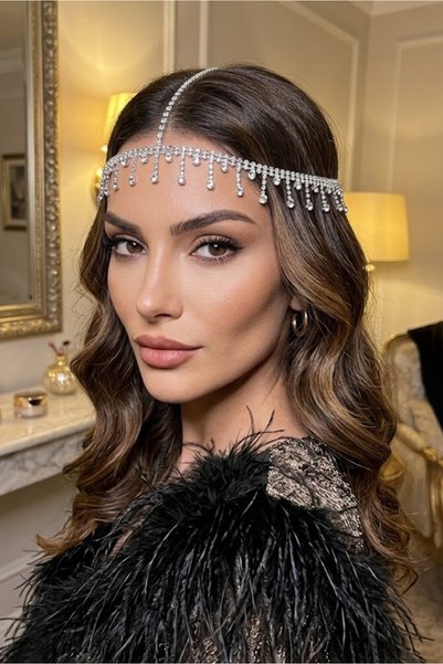 bb bridal boutique Kristal taşlı alınlık , saç akseuarı, gelin saç aksesuarı,...