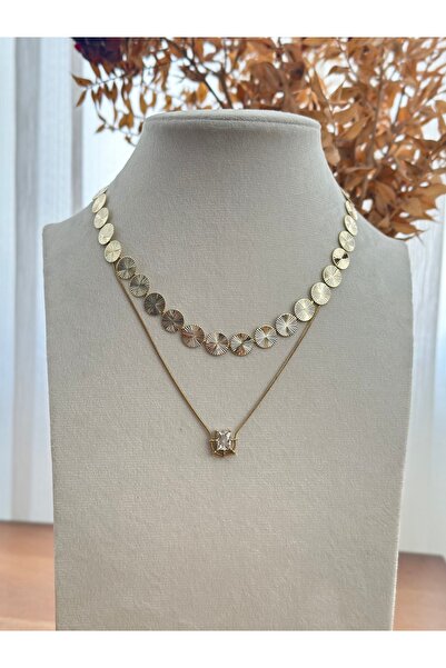 mibrillo Laser-Cut Plate Necklace and Single Stone Pendant