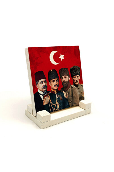 Sadrazam Tri paša i Mustafa Kemal paša štampani stolnjak od prirodnog kamena ...