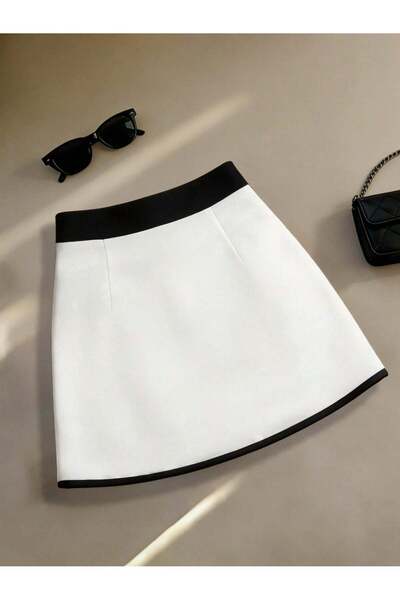 Sheya Mini skirt, white