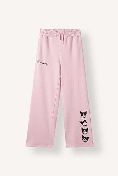 DeFacto Girl's Tracksuit Bottoms I5112A8/Pn47 Pink