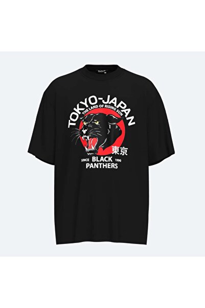 Shout Tokyo Panther Oversize Unisex T-Shirt
