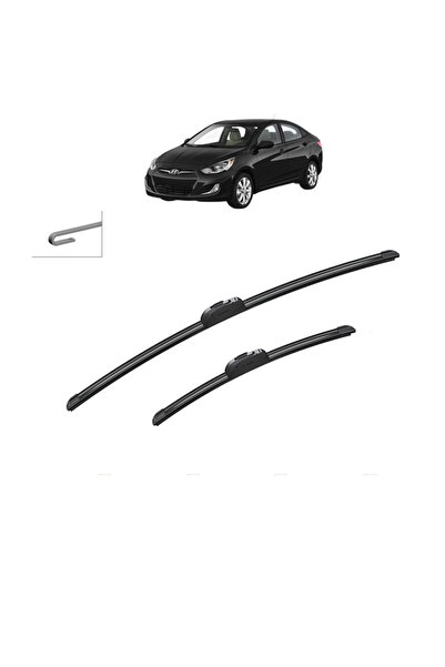 Bosch Σετ 2 υαλοκαθαριστήρων HYUNDAI ACCENT IV (RB) 2010-2018, για παρμπρίζ, ...