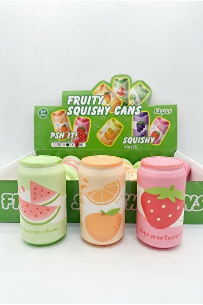 vattara Fruit Squısh Meyve Suyu Sukuşi Yeni Seri Squısh Stres Oyuncağı 1 Adet Karışık olarak gönderilecektir