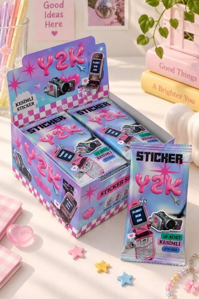 Planet Butik حزمة ملصقات Y2K Flw