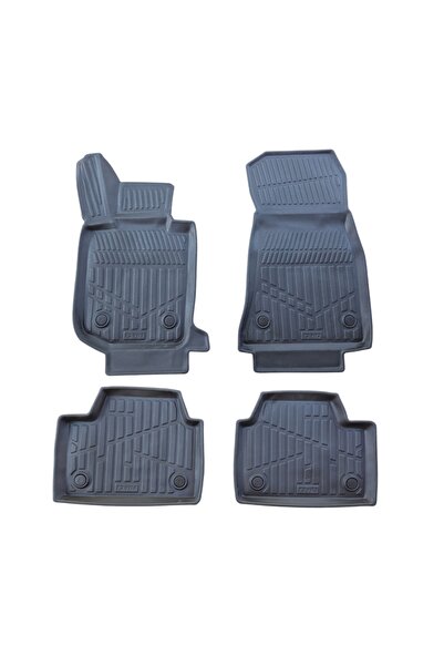DELUXETUNING Set covorase auto cauciuc BMW seria 3 G20 2018->, forma tavita 3D