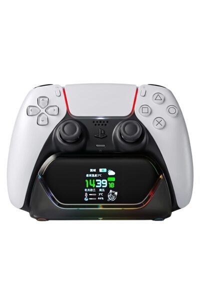 PadForce Βάση φόρτισης για PS5 DualSense και DualSense Edge, Έγχρωμη οθόνη με...