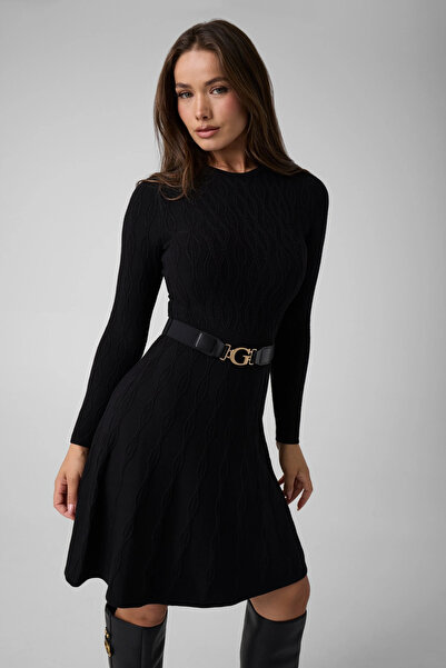 Guess Cable Kadın Flare Fit Elbise