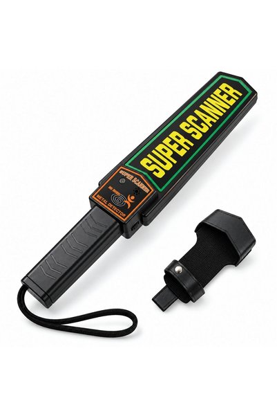 MultiZone Super Scanner El Tipi Metal Üst Arama Dedektörü Güvenlik Metal Arama Cihazı