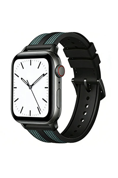PSGT Apple Watch 44-45-49 Series( 10-11 46 mm )Uyumlu Flame Hibrit Naylon Örg...