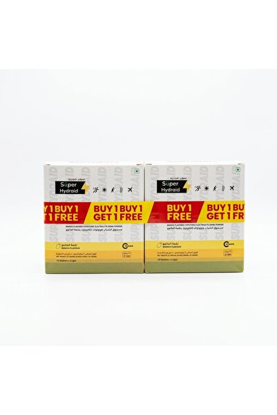 Super Hydraid Electrolyte Drink Mix – Mango Flavor (10 x 21g Sachets) | Limit...