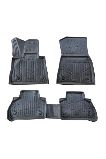 DELUXETUNING Set covorase auto cauciuc BMW X5 G05 2018-2025, forma tavita 3D