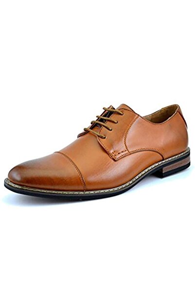 Bruno Marc Elegant Leather Derby shoes, Bruno Marc, lace-up, round toe, embro...