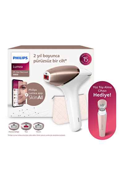 Philips Lumea 9900 Serisi BRI953/01 Yüz Epilatör Cihazı Hediyeli SET , Vücut,...