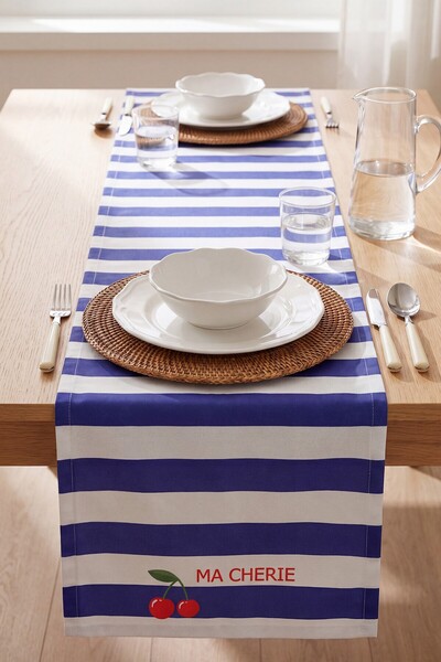 Rivaİstanbul Ma Cherie Printed Runner 40X140 cm