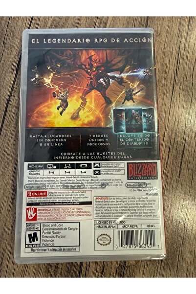 EA NDSW switch diablo 3 eternal collection orjinal oyun fiziksel kartuş ( switch 2 uyumludur )