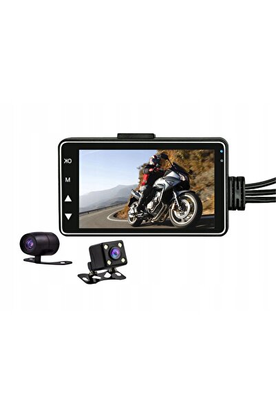 NO BRAND ÎNREGISTRATOR VIDEO 3″ ÎNREGISTRATOR VIDEO PENTRU MOTOCICLETĂ CAMERĂ...