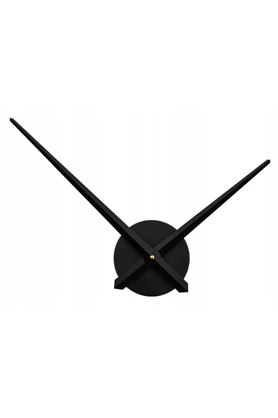 Gockowiak Ceas de perete negru 3D DIY BAST