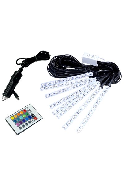 Aqualed ILUMINATIE INTERIOARĂ CABINĂ AUTO BANDĂ LED RGB 8x12