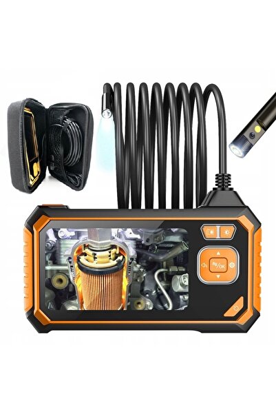 Inskam CAMERĂ DE INSPECTIE ENDOSCOPICĂ DUALĂ CU 2 CAMERE 2x FULL HD 1080 8mm 5m