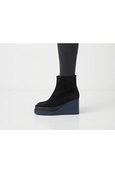 MARCO ROCCO Genuine Leather and Fur Zippered Boots Women's Shoes