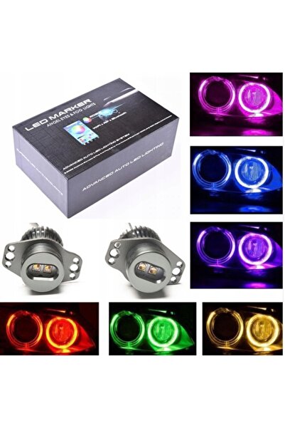 BDS Becuri Lumini Inelare Angel Eyes Lumini de Poziție LED RGBW WiFi Bluetoot...