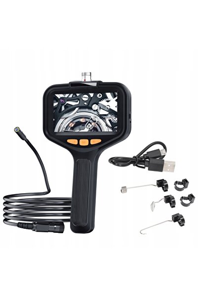 NO BRAND Cameră de inspecție endoscop P200 1080p 4,3 " LED 2600mAh 8mm 5m