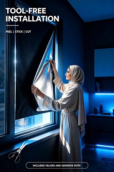 Elite Foot Hub SA Manufactured Full Blackout Window Film Heat Insulating Wind...