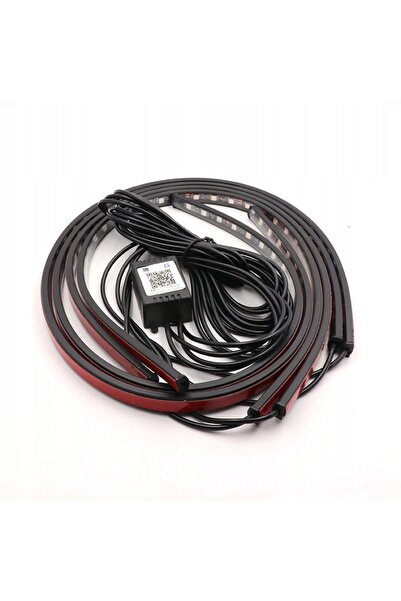 BDS LUMINI LED RGB NEON PENTRU SUBROȘUȘI AUTO 2x60 + 2x90 APP BLUETOOTH