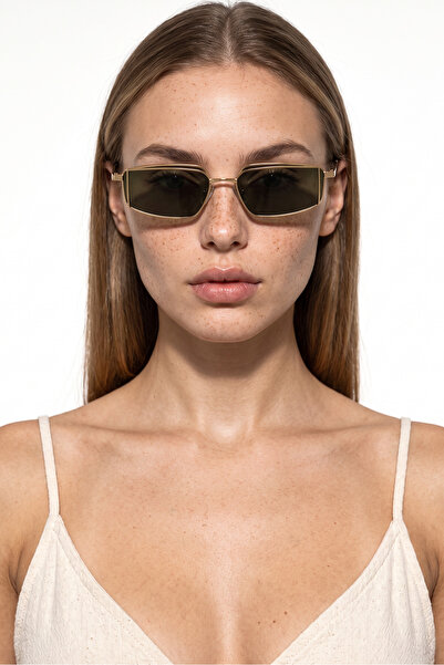 Bilge Karga Acosta Gold Green Sunglasses