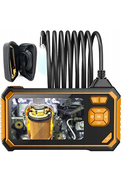 Inskam 113-B-2 2000mAh 4.3 " FULLHD 1080p 8mm 5m Cameră de inspecție endoscop