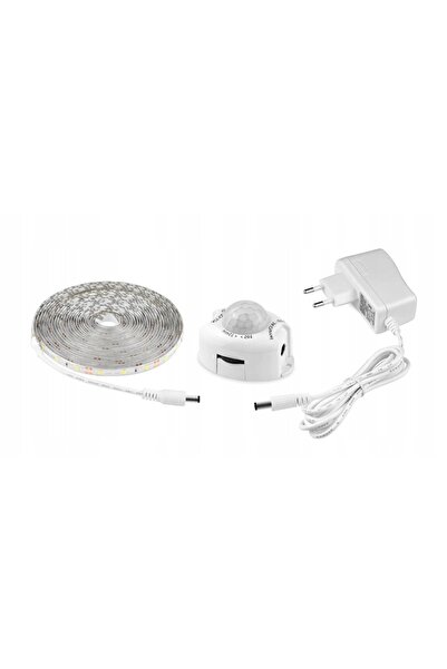 NO BRAND Bandă LED + Senzor de mișcare pentru dulap, mobilier, sub pat 230V 5...