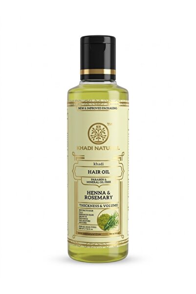 Khadi Organique Henna & Rosemary hair oil 210ml