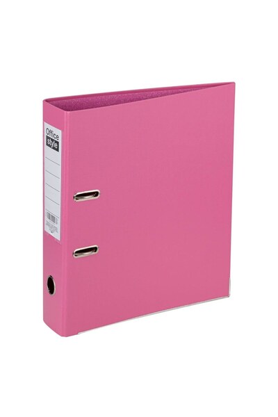 OEM Biblioraft Roz cu 2 Inele 29x7.5x32cm - Bibliorafturi Birou Late, Produse...