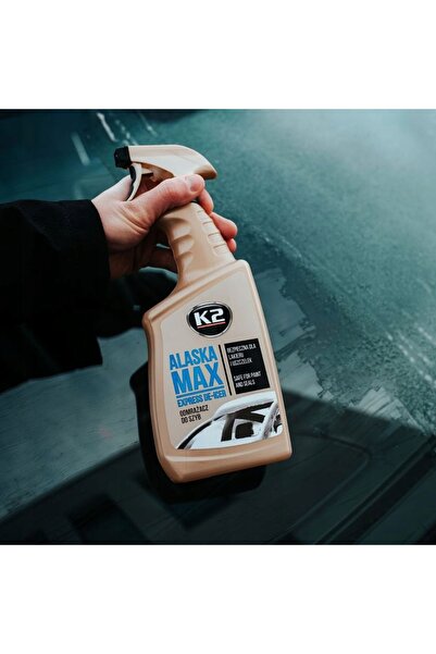 K2 Scut anti-gheață pentru parbriz auto 190x90CM Dezghețător Alaska 700ml