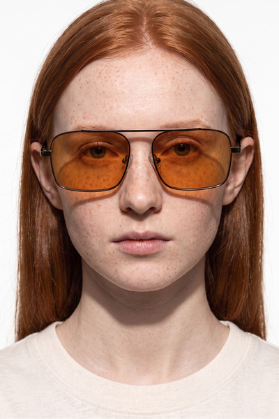 Bilge Karga Mercer Gun Light Orange Sunglasses