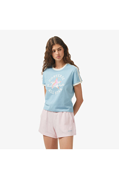 Converse Kadın Mavi T-Shirt