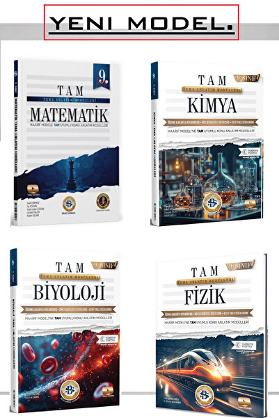 Bilgi Sarmal Yayınları 2028 Maarif Model Yenii sarmal BİLGİ SARMAL Bilgi Sarmal 9. Sınıf Matematik+F-K-B SETİ 4 KİTAP Tema Konu Anlatım Modülleri