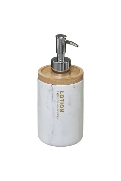 5FIVE Lea Soap Dispenser (White, 272 ml)