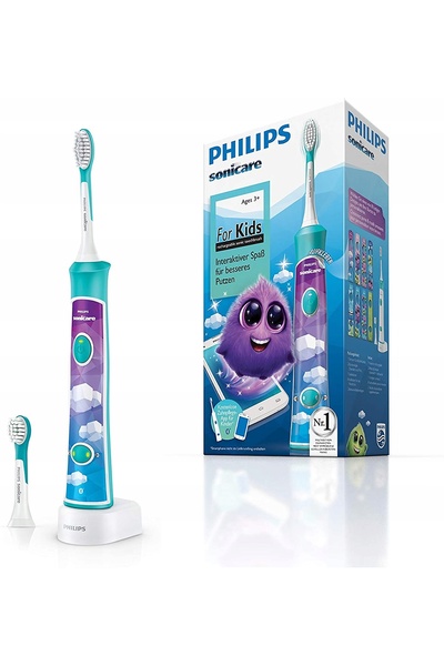 Philips Periuță de dinți sonică Sonicare pentru copii HX6322/04 Autocolante Aqua