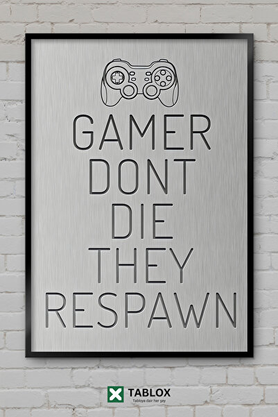 TABLOX Game Gamer Neon Decor Art Αφίσα τοίχου με διακοσμητικό πλαίσιο Διακοσμ...