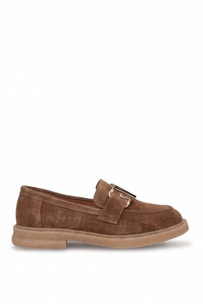 Mammamia D26Ka-935 Women's Genuine Leather Casual Shoes Tan