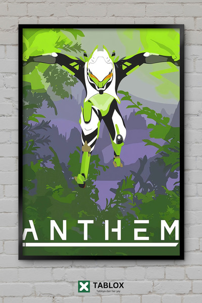 TABLOX Αφίσα δράσης Anthem Video Game Space Armor Action, Διακοσμητικός πίνακ...